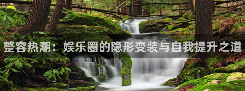 万赢娱乐体育凯捷代理注册：整容热潮：娱乐圈的隐形变装与自我提升之道
